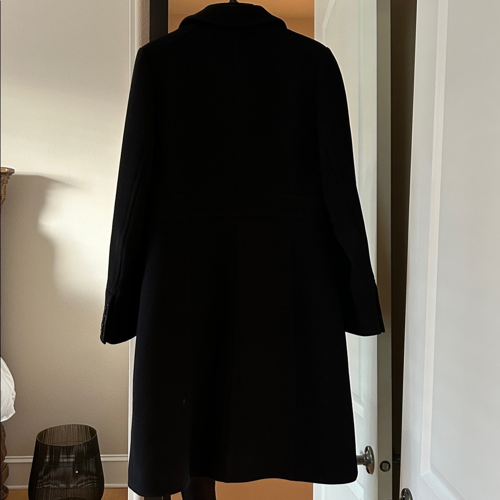 J Crew Elegant Black Women's Coat 💕 - Picture 8 of 8